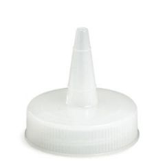 REPLACEMENT SQUEEZE BOTTLE CAP  NATURAL 12/CS