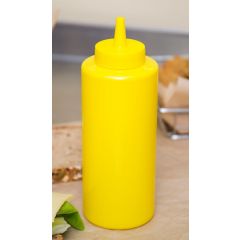 SQUEEZE BOTTLE 12oz YELLOW 1DZ/CS