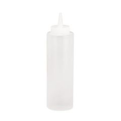 SQUEEZE BOTTLE 12oz CLEAR 06390 6/PK