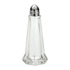 SALT & PEPPER SHAKER TOWER CHROME TOP 1oz