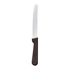 STEAK KNIFE BLACK HANDLE 8.75" 1DZ/PK 201-2702
