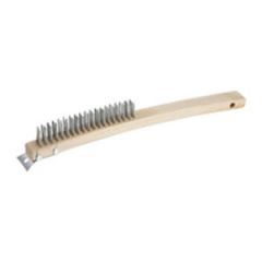 WIRE BRUSH WITH SCRAPER 