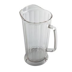 PITCHER WITH ICE LIP CLEAR  64OZ