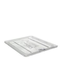 PAN LID HALF SIZE NOTCH + HANDLE CLEAR 32752