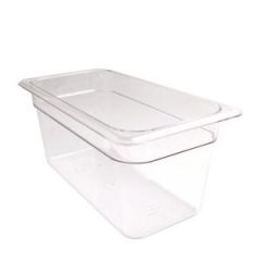 FOOD PAN THIRD SIZE 6" DEEP CLEAR 32669