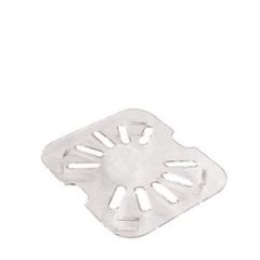 FOOD PAN SIXTH SIZE DRAIN SHELF CLEAR