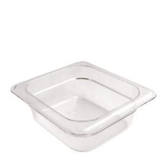FOOD PAN SIXTH SZ 2.5"" DEEP CLR