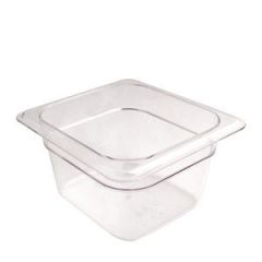 FOOD PAN SIXTH SIZE 4" DEEP CLEAR