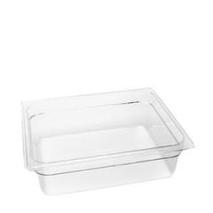 FOOD PAN HALF SZ 4"" DEEP CLR 