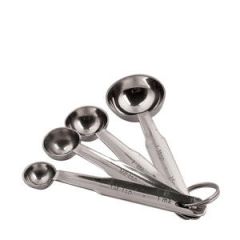 MEASURING SPOON SET STAINLESS STEEL MEA-SPHD