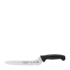 BREAD KNIFE OFF-SET BLACK HANDLE 9"