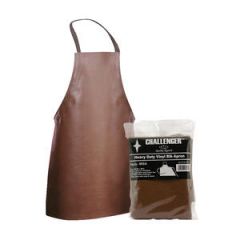 NAUGAHYDE APRON 26x28 BROWN 02690