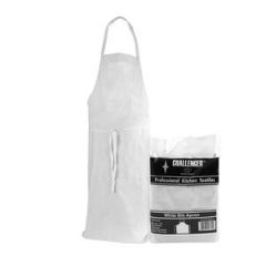 BIB APRON PENCIL POCKET 36x36 WHITE 02750