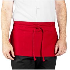 WAIST APRON 3 POCKET 22x12 RED 02990