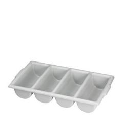 CUTLERY BIN 4 COMP GRY 1524G 2#