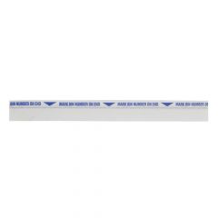 PAPER BULK FOOD TWIST TIES  6"x5/8" WHITE 500/CS