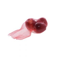 NON WICKETED SOFT NET BAG  14x12 RED 2/500