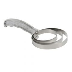 ROUND STAINLESS STEEL BONE  DUST SCRAPER