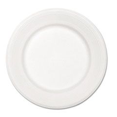 PAPER DINNERWARE PLATE 10.5"  WHITE 500/CS