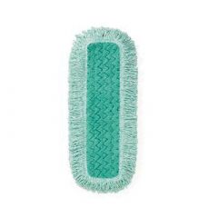MICROFIBER FRINGED DUST PAD 18" GREEN 6/CS