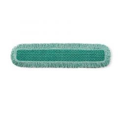 MICROFIBER FRINGED DUST MOP 36" GREEN 6/CS