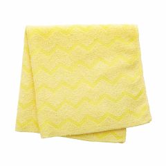 MICROFIBER CLOTH BATH ROOM 16x16 YELLOW 12/CS