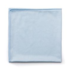 MICROFIBER CLOTH GLASS CLEANER 16x16 BLUE 12/CS