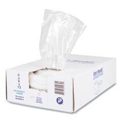 ICE BUCKET LINER BAGS 3QT .5  MIL 6X12 CLEAR 1000/CS