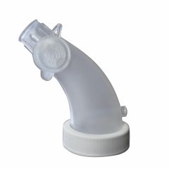EASY POUR SPOUT 7/16 IN 38 MM  CAP TRANSLUCENT/WHITE 6/PK