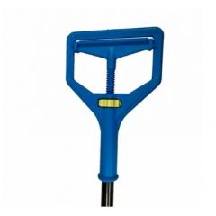 JANITOR MOP HANDLE 64" FIBERGLASS HANDLE WITH BLUE 