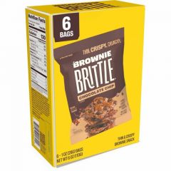 BROWNIE BRITTLE CHOCOLATE CHIP 5oz 6/PK