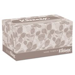 KLEENEX HAND TOWEL POPUP BOX 1 PLY WHITE 18/120