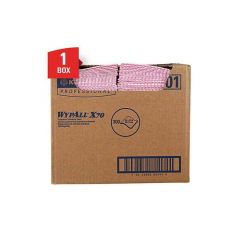 X70 WYPALL FOODSERVICE TOWEL 1/4FOLD RED 300/CS