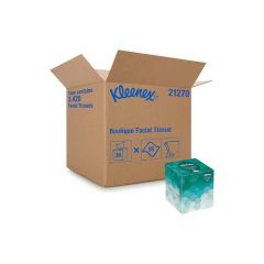 KLEENEX BOUTIQUE FACIAL TISSUE CUBE DECOR 36/95