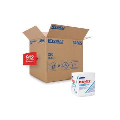X60 WYPALL 1/4 FOLD 12.5x12 WHITE 12/76