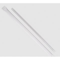 WRAPPED JUMBO STRAW 7.75" CLEAR 24/500