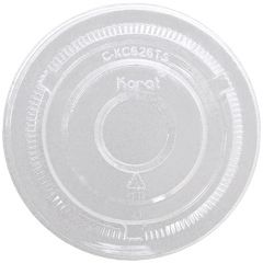 FLAT LID FOR 12-24OZ CLEAR CUP 1000/CS8#