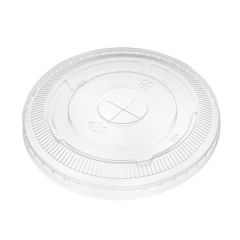 STRAW SLOT LID 12-22OZ 90MM PLA 1000/CS