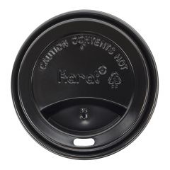 SIPPER HOT CUP LID 10-24OZ BLACK 1000/CS