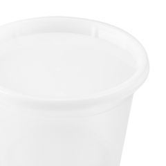 INJECTION MOLDED DELI CONTAINER W/LIDS 16OZ CLEAR