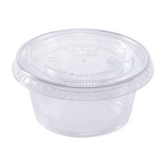 PLASTIC PORTION CUP 3.25OZ CLEAR 50/50