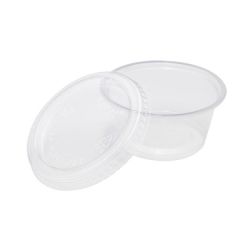 PLASTIC PORTION CUP LID 1.5OZ & 2OZ 2500/CS