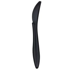 KNIFE MEDIUMWEIGHT POLYPROPYLENE BLACK 1000/CS