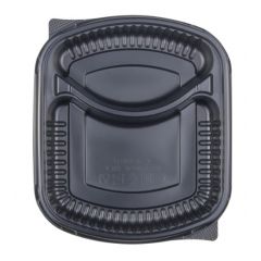 LID 2-COMPARTMENT TAKE OUT BOX 36OZ MICROWAVEABLE 300/CS