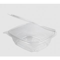 HINGED DELI CONTAINER 12OZ  CLEAR P.E.T 200/CS