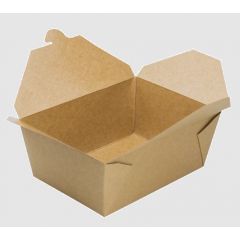 #4 FOLD TO GO BOXES 110OZ KRAFT 160/CS