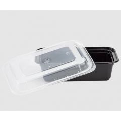 RECTANGULAR CONTAINER & LID MICROWAVE SAFE POLYPROPYLENE
