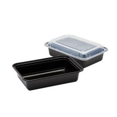 RECTANGULAR CONTAINER & LID  MICROWAVE SAFE POLYPROPYLENE  