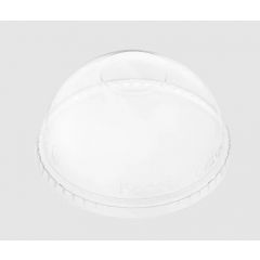 DOME LID 12-24OZ 98MM PET NO HOLE 1000/CS11#