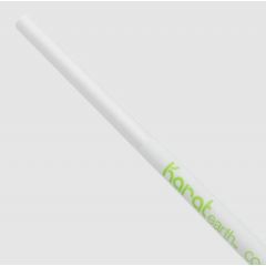 PAPER JUMBO STRAW WRAPPED 7.75 WHT 2000/CS